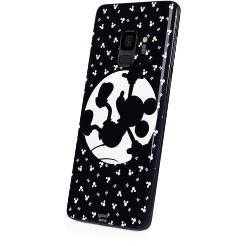Disney Mickey Mouse Falling Silhouette Galaxy S9 Skin